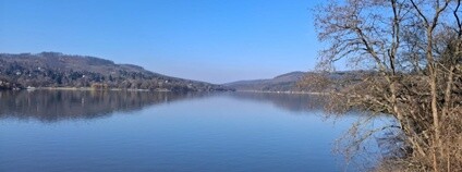 Stav hladiny v Brněnské nádrži dne 5. března 2026. Foto: Povodí Moravy