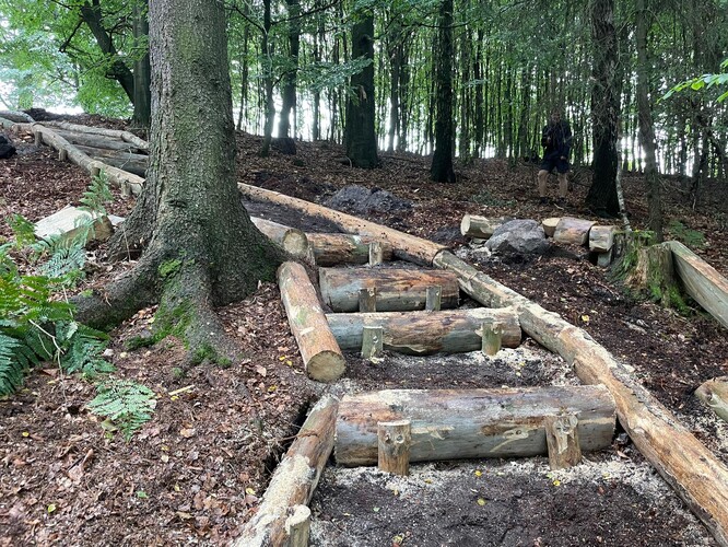 Na české straně hranice vytvoření trasy vyžaduje vetší terénní úpravy.