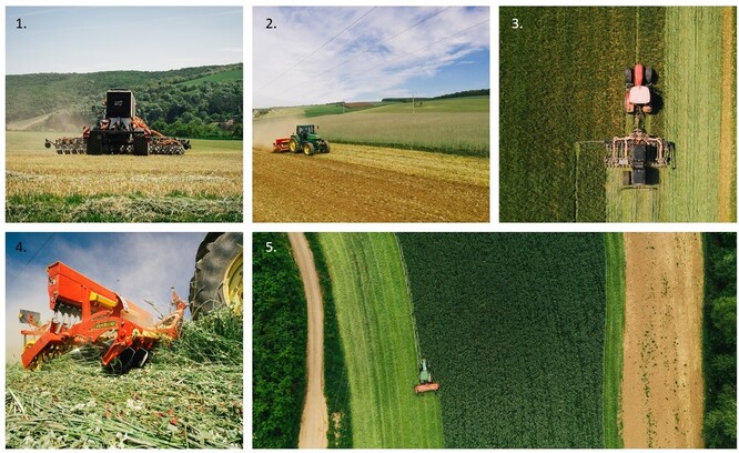 Přehled jednotlivých variant založení.