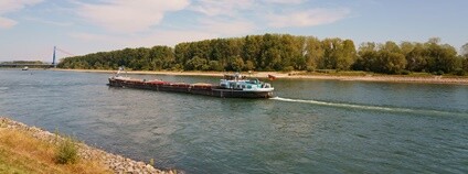 Nákladní loď na Rýnu Foto: Lutz Blohm Flickr