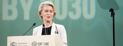 Ursula von der Leyenová na COP28 Foto: IRENA Flickr