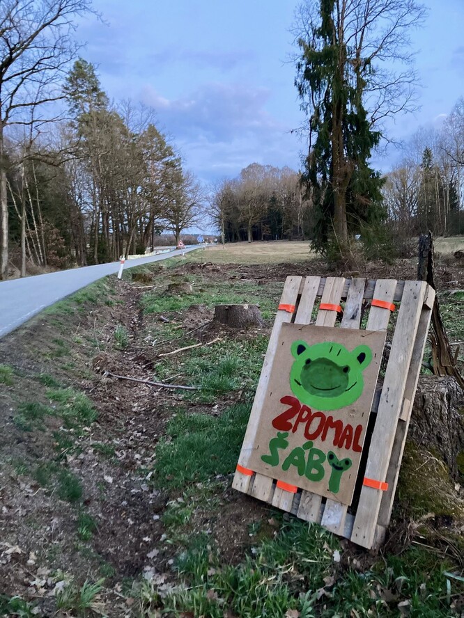 Záchrana obojžívelníků.