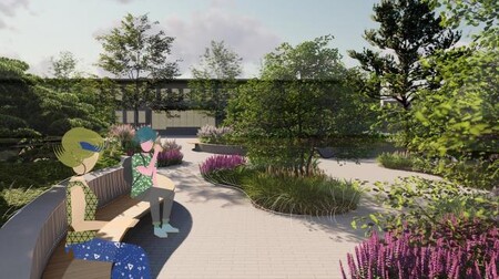 Před gymnáziem a základní školou ve Svitavách letos vznikne menší park.