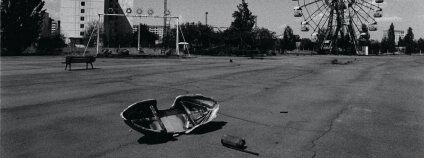 Fotografie Antonína Kratochvíla z Černobylu. Foto: Antonín Kratochvíl/NČVU