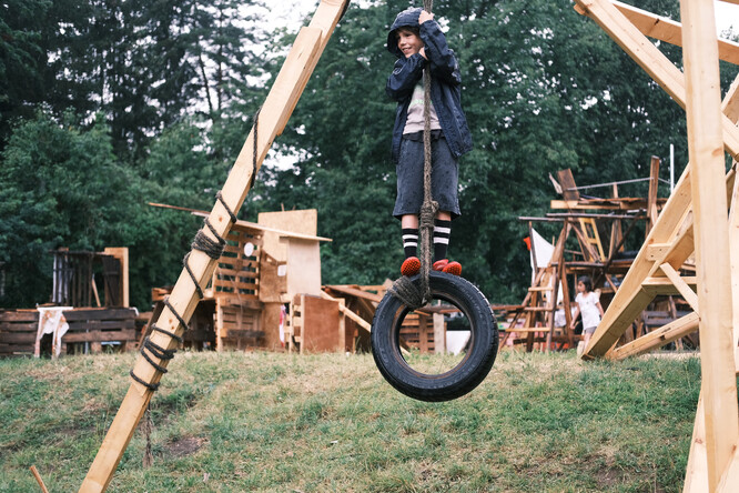 Ukázky dobrodružných hřišť