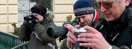 Amatérští ornitologové. Foto: Jiří Šafránek/Česká společnost ornitologická