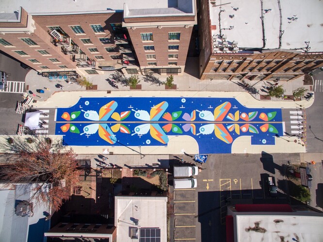 Asheville Coxe Avenue, USA.