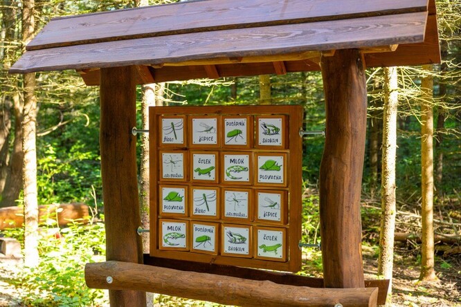 Nový lesopark v Adamově.