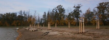 Bagry a evropské peníze pomohly při obnově rybníků v přírodní rezervaci Bažantula Foto: AOPK ČR