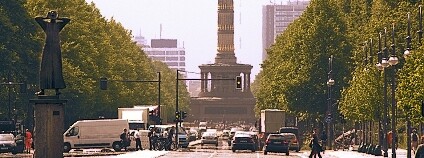 Ranní provoz u Siegessäule v Berlíně v Německu. Foto: JamesQube Pixabay