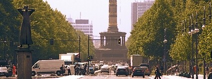 Ranní provoz u Siegessäule v Berlíně v Německu. Foto: JamesQube Pixabay