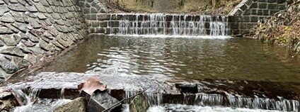 Kamenné stupně v potoce Besének Foto: Lesy ČR