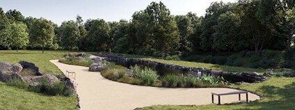 Cílový stav vodního biotopu v Braníku Foto: MČ Praha 4