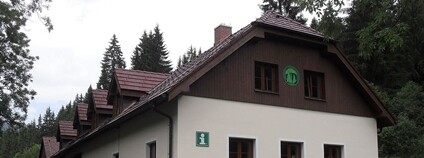 Informační středisko Idina pila v NP Šumava Foto: Takmocsekretovanej! Wikimeda Commons