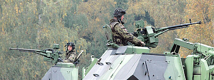 Dělostřelecké cvičení v Brdech. Foto: Marcel Křenek/Ministerstvo obrany ČR