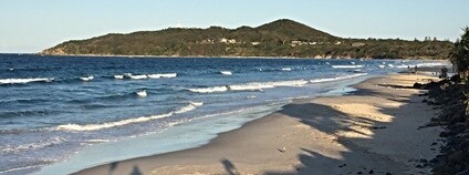 Hlavní pláž na Byron Bay na východě Austrálie Foto: David McKelvey Flickr.com