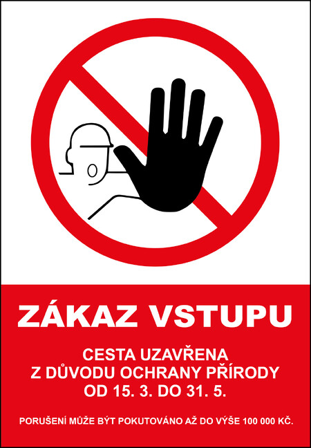 Zákazová cedule.