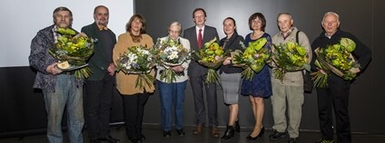 Laureáti Ceny ředitele Správy KRNAP Foto: Kamila Antošová Správa KRNAP