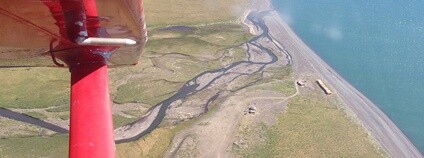 Letecký snímek Chariot na Aljašce. Foto: Rtones Wikimedia Commons