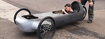 Tým studentů Fakulty dopravní ČVUT vyráží na závody v úsporné jízdě Shell Eco-marathon Foto: ČVÚT v Praze