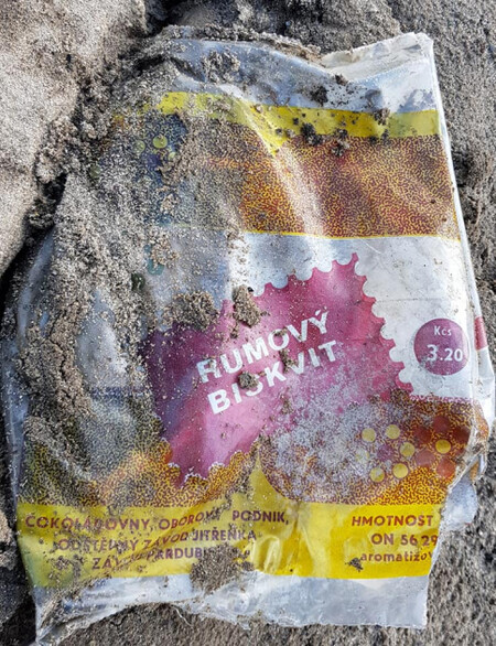 Odpadky z akce Ukliďme Orlík.