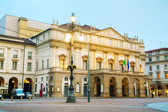 Opera La Scala v Miláně.