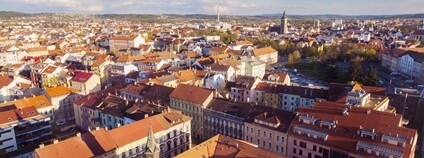 Panorama Českých Budějovic Foto: Depositphotos