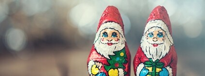 Vánoční postavičky z čokolády Foto: Depositphotos