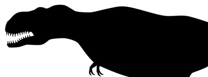 Silueta tyranosaura Foto: Depositphotos