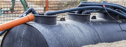 Plastová nádrž na dešťovou vodu Foto: Depositphotos