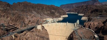 Přehrada Hoover Dam na řece Colorado v Nevadě/Arizoně Foto: Depositphotos