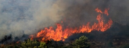 Požár na hranicích mezi Izraelem a Libanonem Foto: Depositphotos
