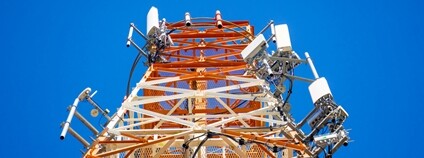 Telekomunikační věž 4G a 5G Foto: Depositphotos