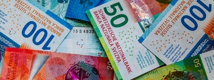 Švýcarské franky Foto: Depositphotos