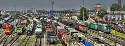 Železniční terminál v St. Petersburgu Foto: Depositphotos