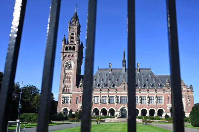 Mezinárodní soudní dvůr v Haagu.