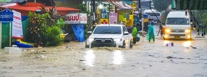 Záplavy v Thajsku na podzim 2025 Foto: ArkadijSchell Depositphotos