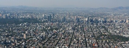 Letecký pohled na Mexico City Foto: Depositphotos