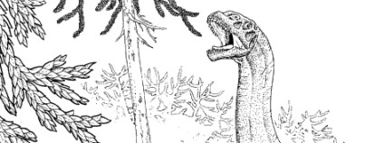 Brontosauru. Ilustrace: Russell Hawley/Science/AAAS Brontosauru. Ilustrace: Russell Hawley/Science/AAAS