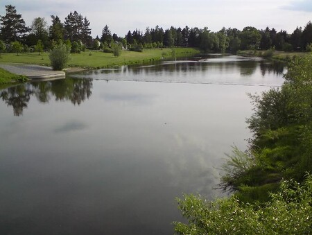 Přírodní památka Orlice je nejrozsáhlejším chráněným územím vyhlášeným Královéhradeckým krajem. Rozloha zvláště chráněného území je téměř 596 hektarů a je začleněna do území Albrechtic nad Orlicí, Bělče nad Orlicí, Blešna, Borohrádku, Krňovic, Malšovy Lhoty, Malšovic u Hradce Králové, Nepasic, Petrovic nad Orlicí, Slezského Předměstí v Hradci Králové, Svinar, Štěnkova, Štěpánovska, Třebechovic pod Orebem, Týniště nad Orlicí a Žďáru nad Orlicí. / Na snímku pohled z mostu na říční práh na řece Orlici ve Svinarech