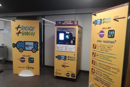 Do tří stanic římského metra byly umístěny automaty, v nichž mohou lidé směnit plastové lahve za jízdenku na veřejnou dopravu.