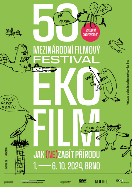 Vizuální styl 50. ročníku mezinárodního filmového festivalu Ekofilm.