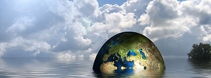 Potopená zeměkoule Foto: geralt Pixabay