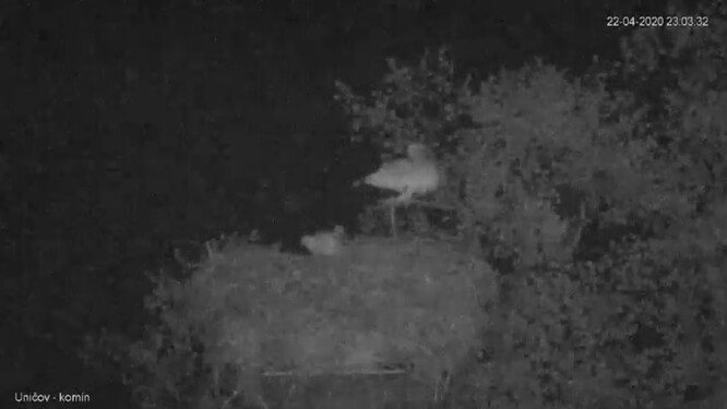 Kamera snímá nepřetržitě.