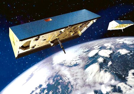 Satelity projektu GRACE krouží kolem Země po stejné oběžné dráze - jakoby si hrály na honěnou. Vědci je proto překřtili na Toma a Jerryho, podle známých postaviček z dětského seriálu.