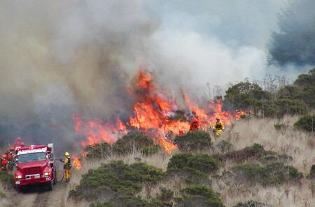 Podstatnou úlohu také sehrává místní pravidelné proudění větrů. Jejich dosah, výška, síla a proudění je zásadní. Na jedné straně totiž umožňují masivní plošné šíření jisker a žhavého popela do nezasažených oblastí a zrovna tak mohou blokovat záchranné a hasičské práce.