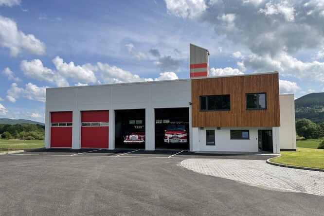 Hasičská zbrojnice Horní Stropnice.