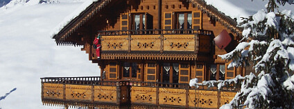 Horská chata ve Francii. Foto:Topural/Wikimedia Commons