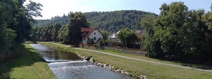 Hradec nad Moravicí, řeka Moravice Foto: Kamil Czaiński Wikimeda Commons