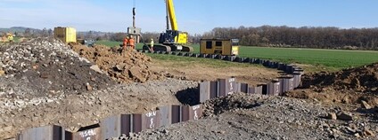 Larsenova stěna v Hustopečích Foto: Hasičský záchranný sbor ČR - Olomoucký kraj